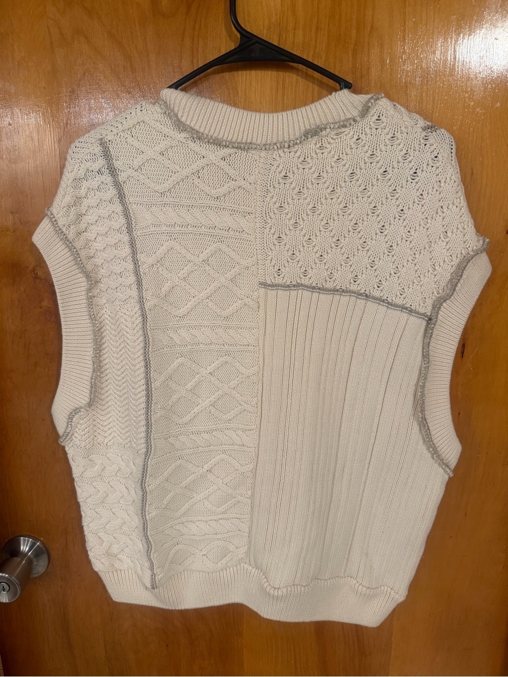 Free People Take The Plunge Vest in Ivory - Picture 4 of 6